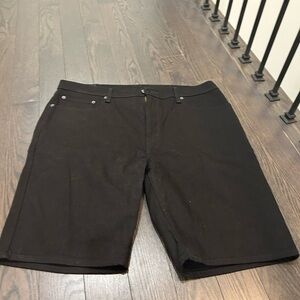 Levi's Black Flat Front Shorts  NWOT